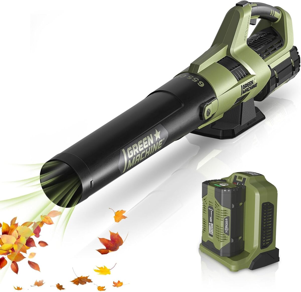 Test : souffleur Green Machine 62V, puissance et précision