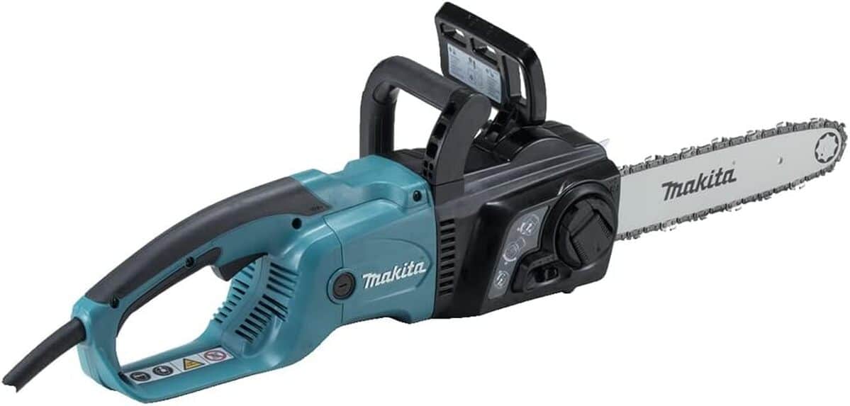 Test : tronçonneuse Makita UC4051AK 2000 W : puissance et accessoires inclus