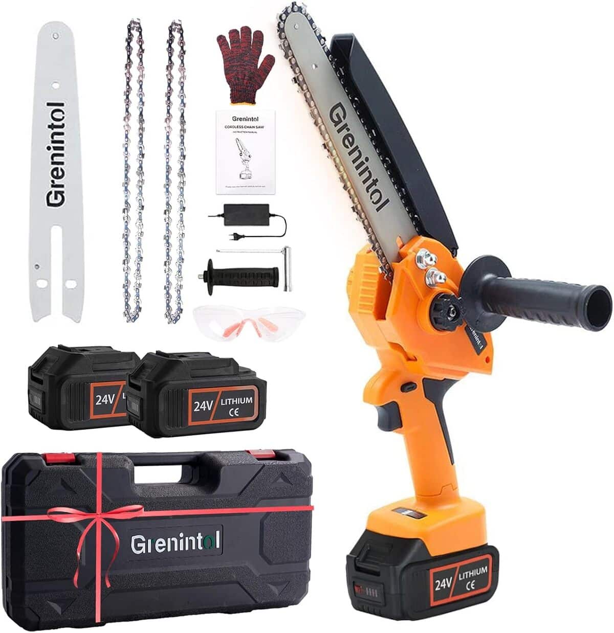 Test : tronçonneuse sans fil Grenintol 8 pouces, mini mais puissante !