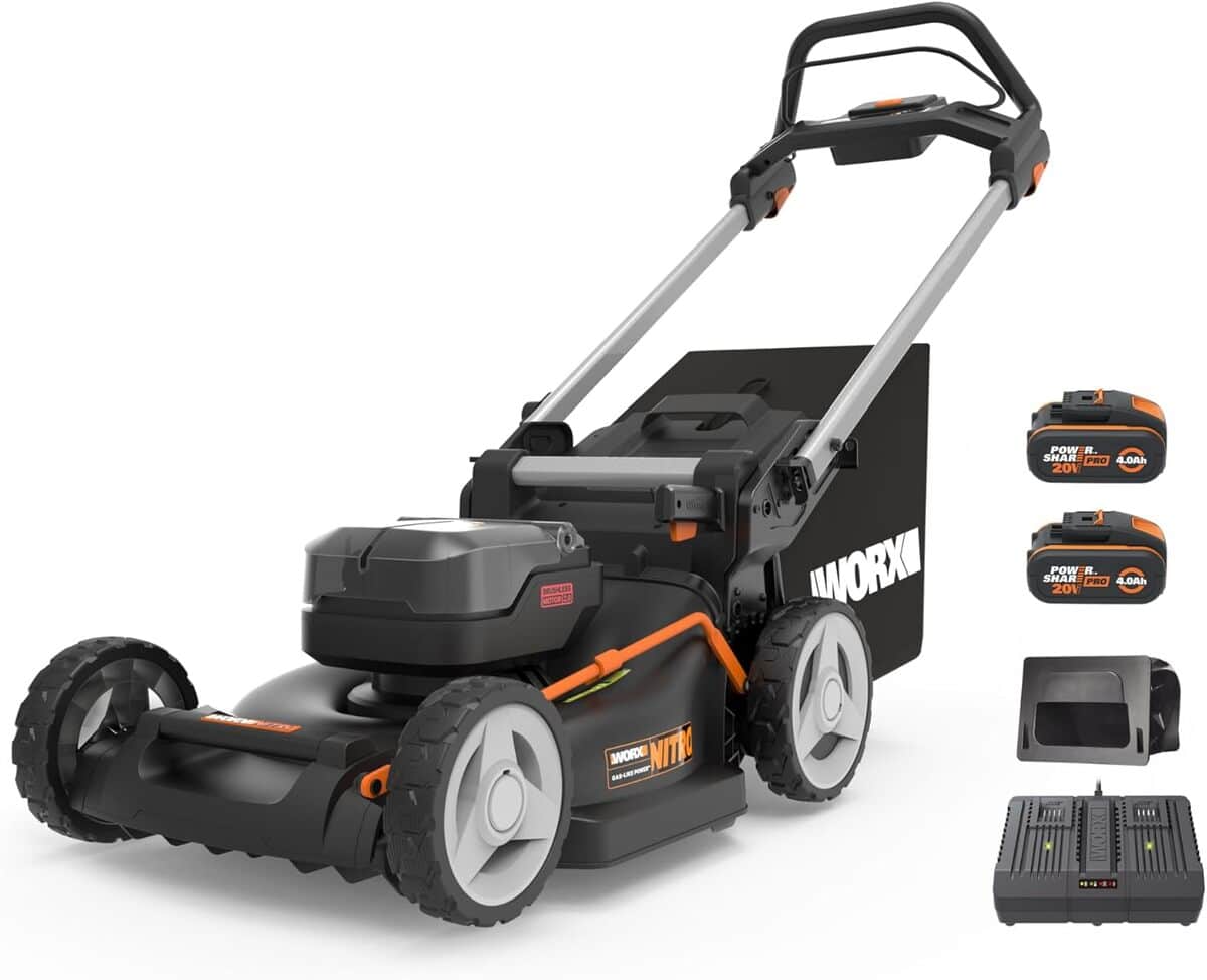 Test : worx Nitro WG748E, tondeuse performante et polyvalente
