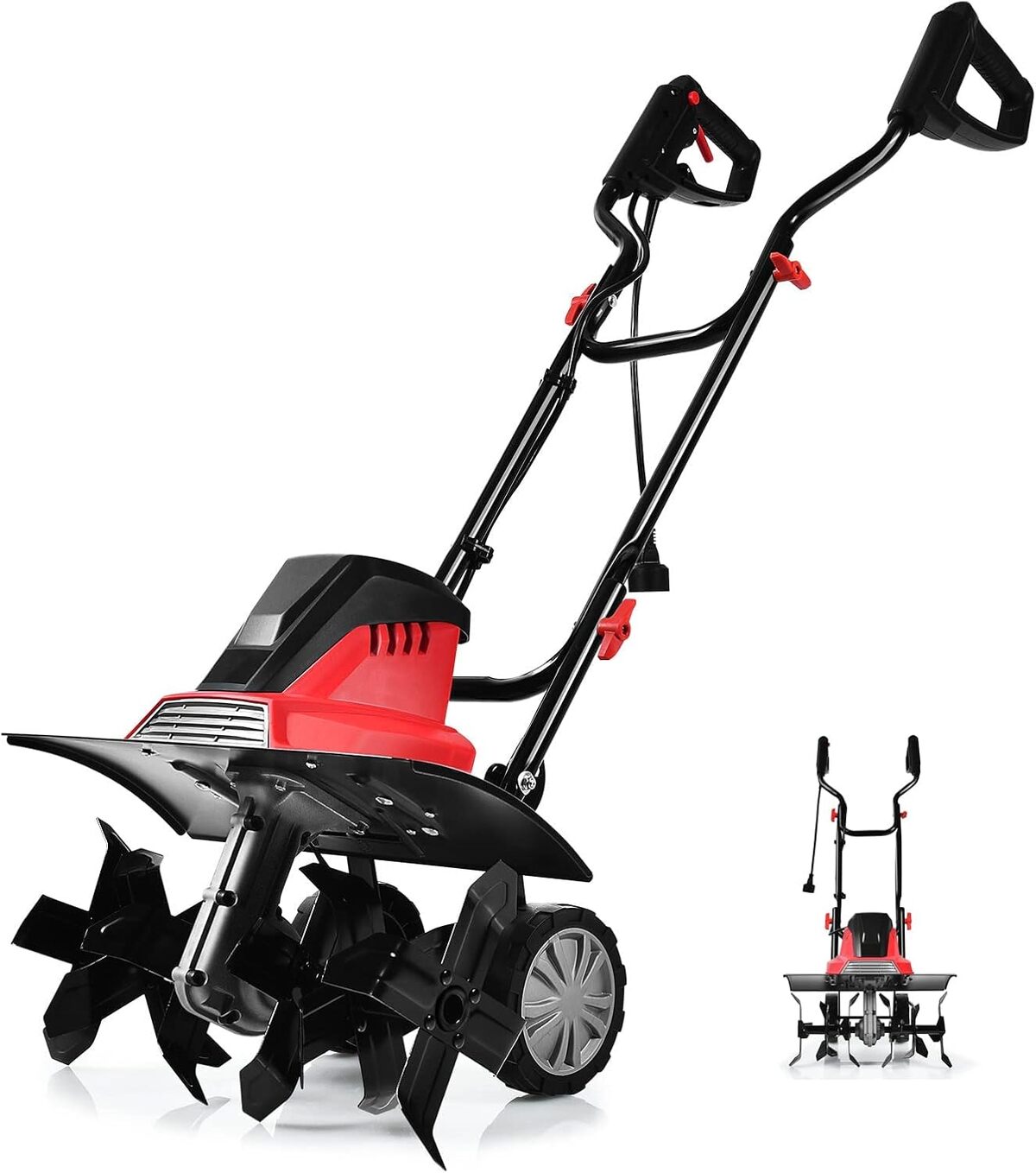 Test de la motobineuse électrique Goplus 1500W : puissance au jardin