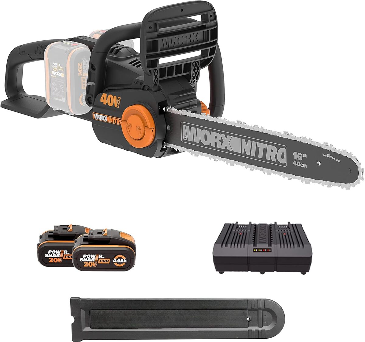 Test de la tronçonneuse sans fil WORX Nitro 40V