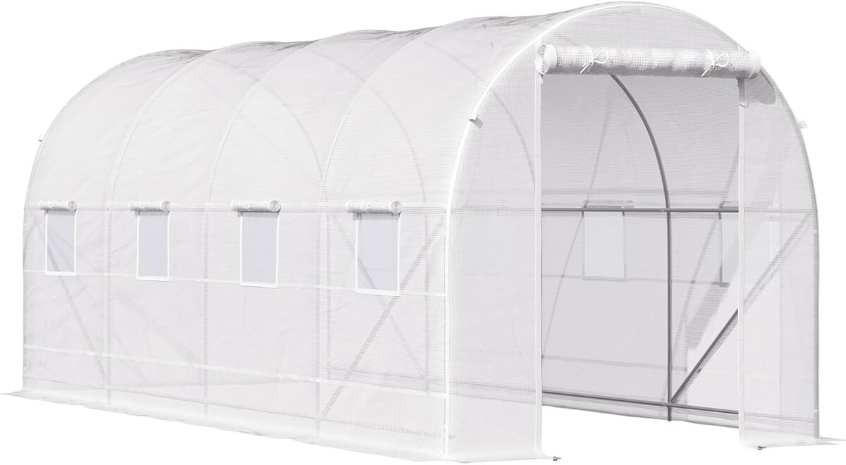 Test de la serre tunnel Outsunny 5x2 m