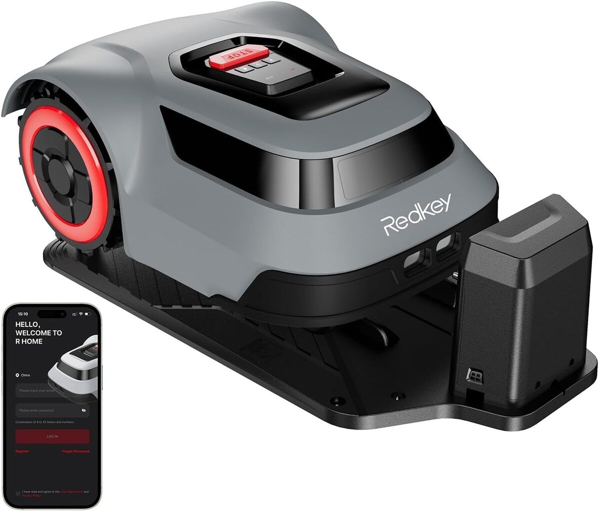 Test du robot tondeuse Redkey MGC500 : performance et innovation