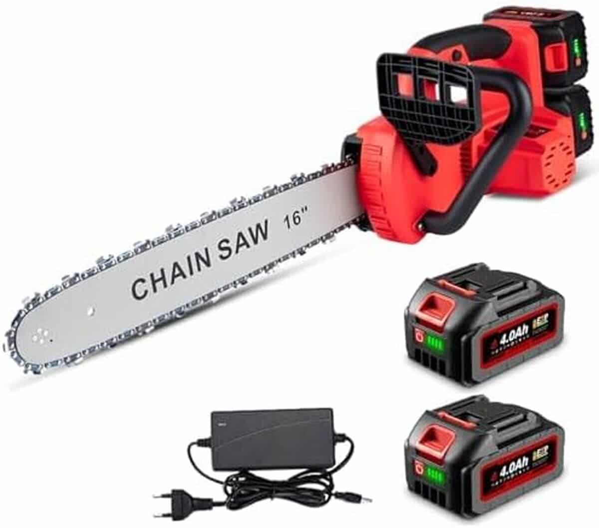 Test : tronçonneuse sans fil ONEVAN avec 2 batteries 4, 0 Ah