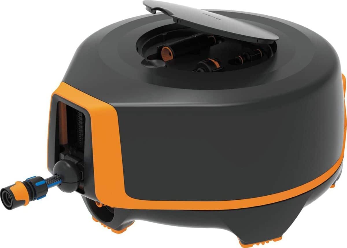 Test du dévidoir XL Fiskars : l'arrosage simplifié en un clic