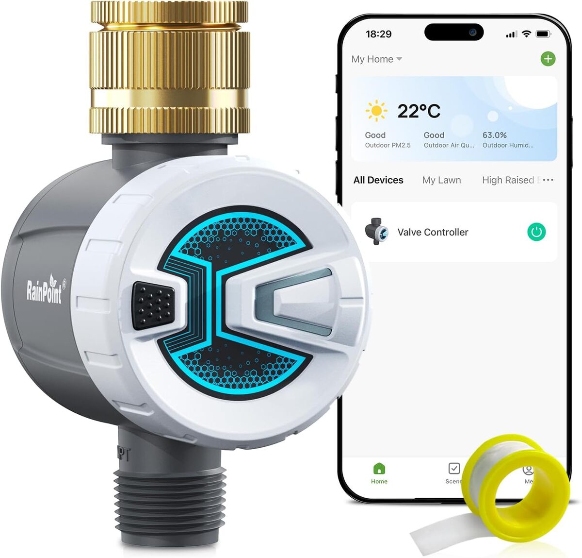 Test du programmateur arrosage WiFi Rainpoint : efficacité et contrôle智能