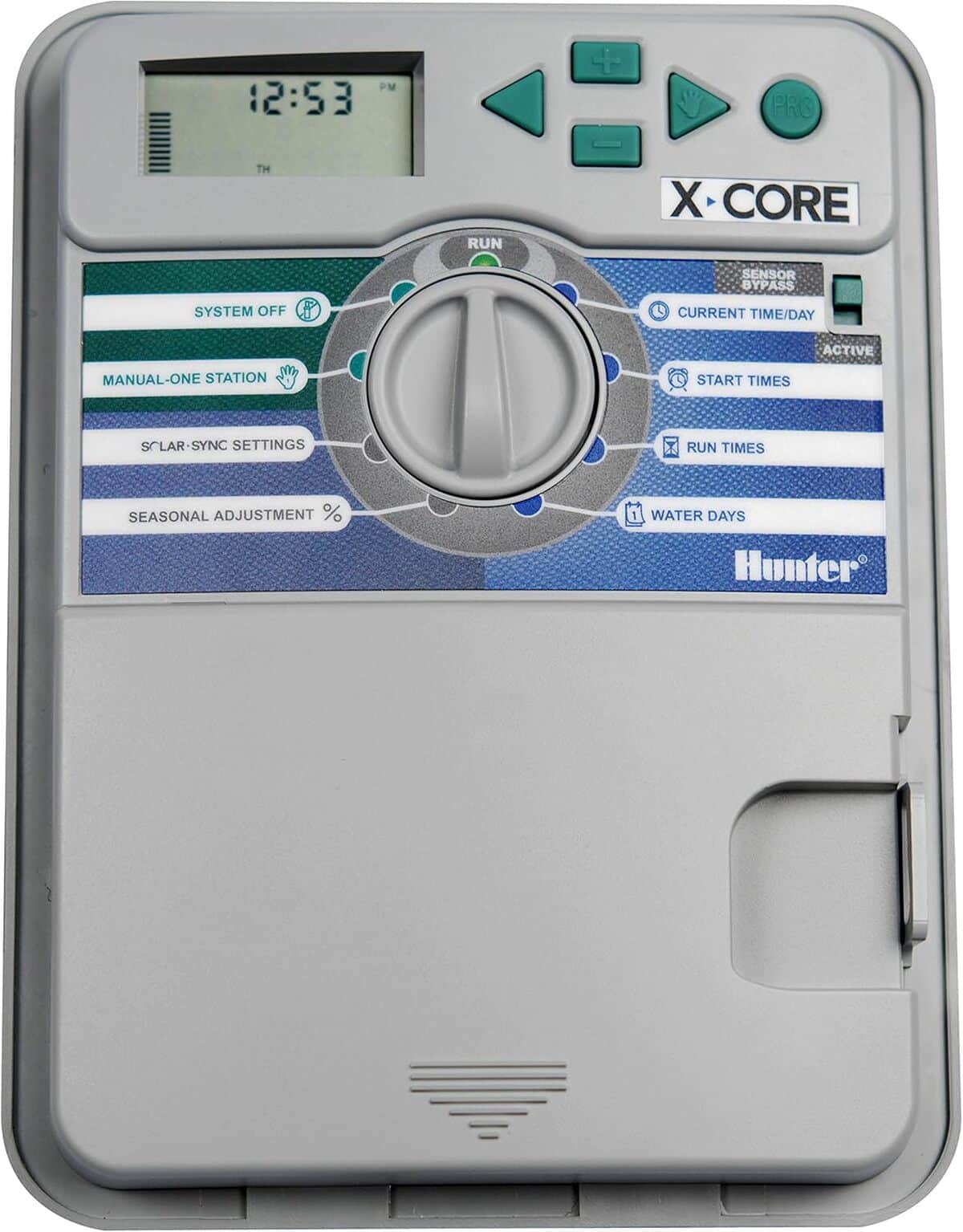 Test du programmateur d'arrosage Hunter XC-401 extérieur