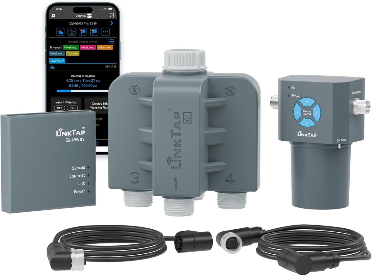 Test du programmateur d'arrosage LinkTap Q1 : 4 zones intelligentes, facile à installer