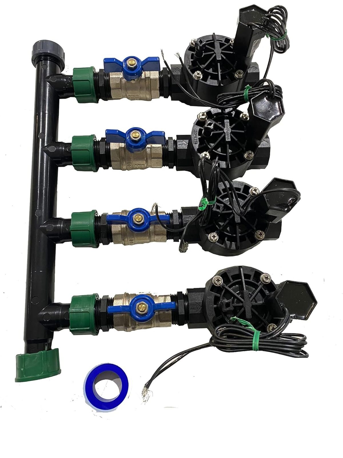 Test du suinga système d'irrigation automatique 4 zones rain bird HV 24V.