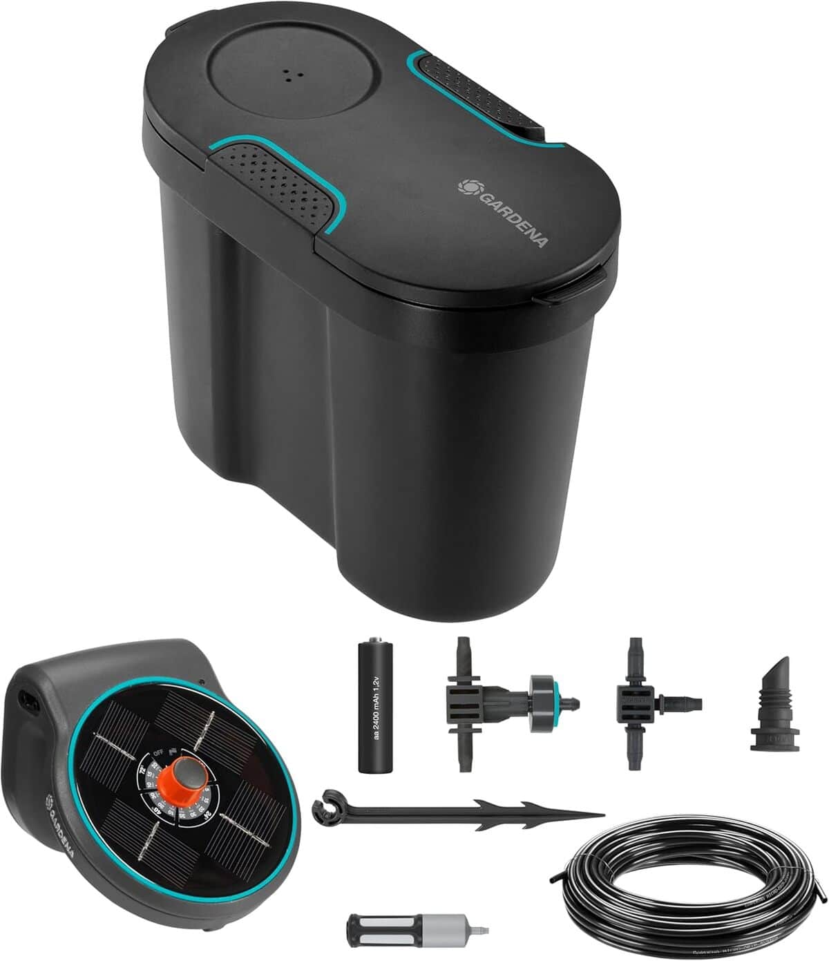 Test du système d'arrosage solaire Gardena Aquabloom