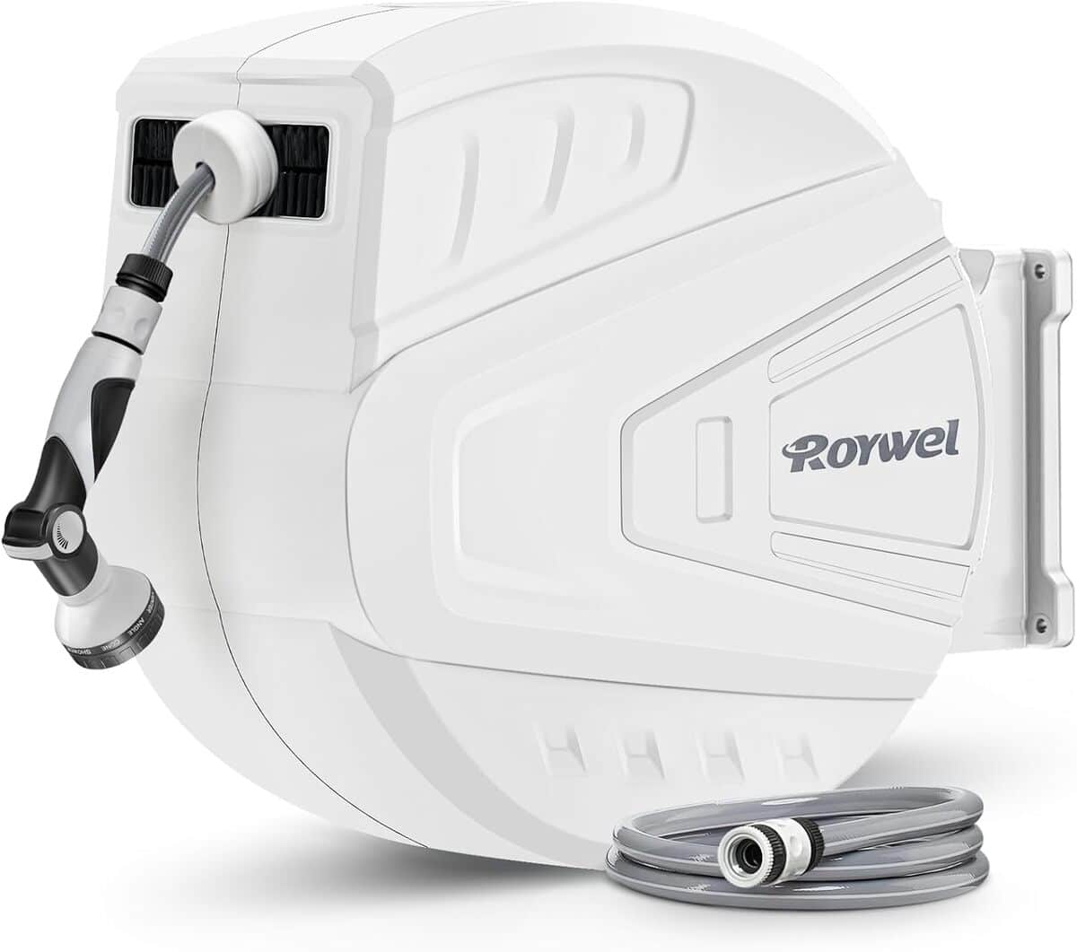 Test : enrouleur de tuyau Roywel 40 m avec pivot 180°