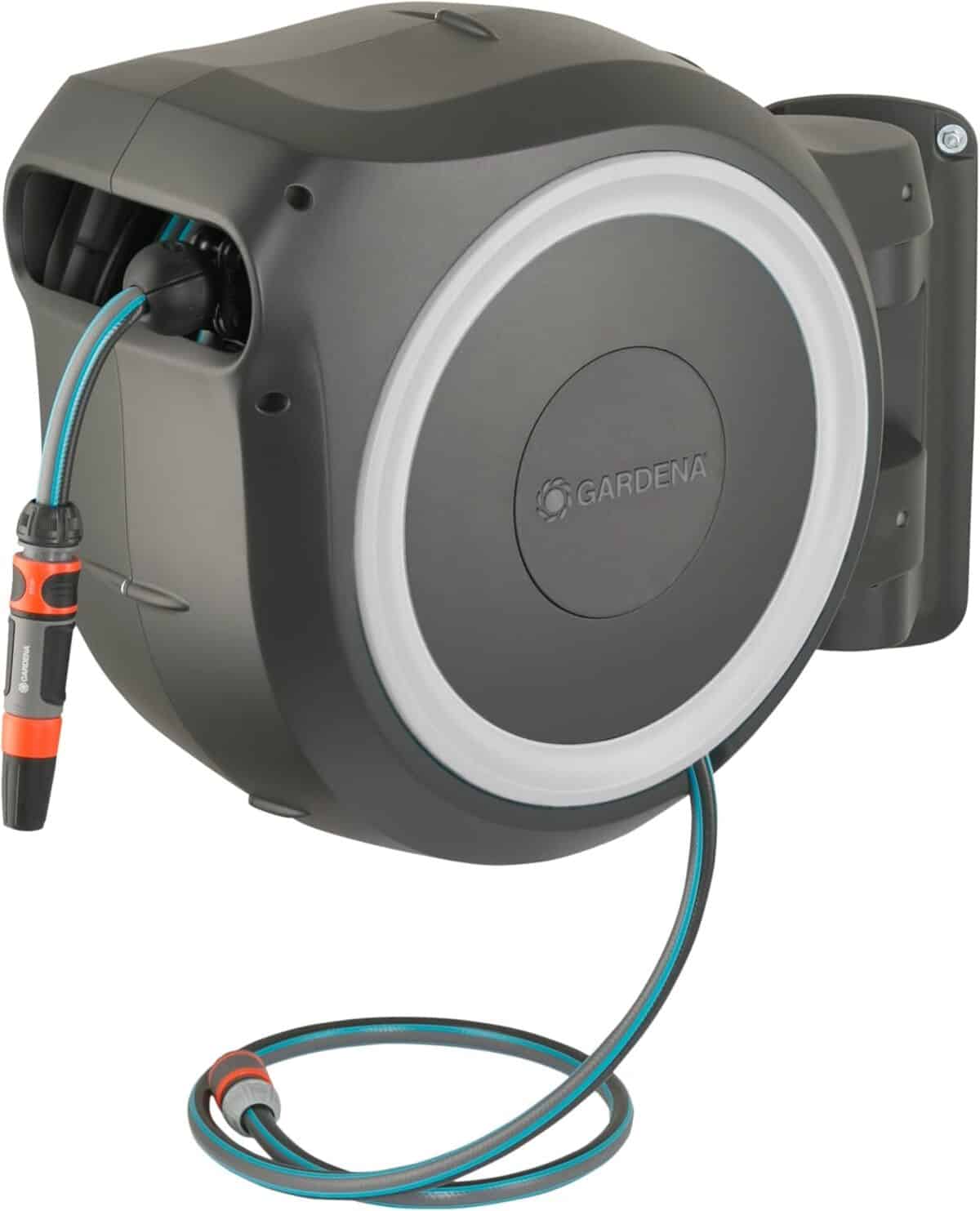 Test : enrouleur mural Gardena Rollup L 30m blanc, pivotant et complet