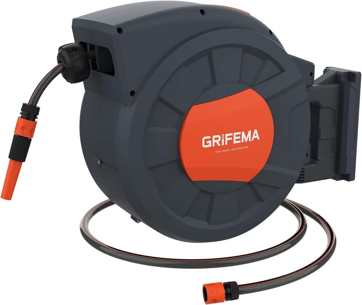 Test : grifema G301-35, enrouleur mural 35 m avec rotation 180°