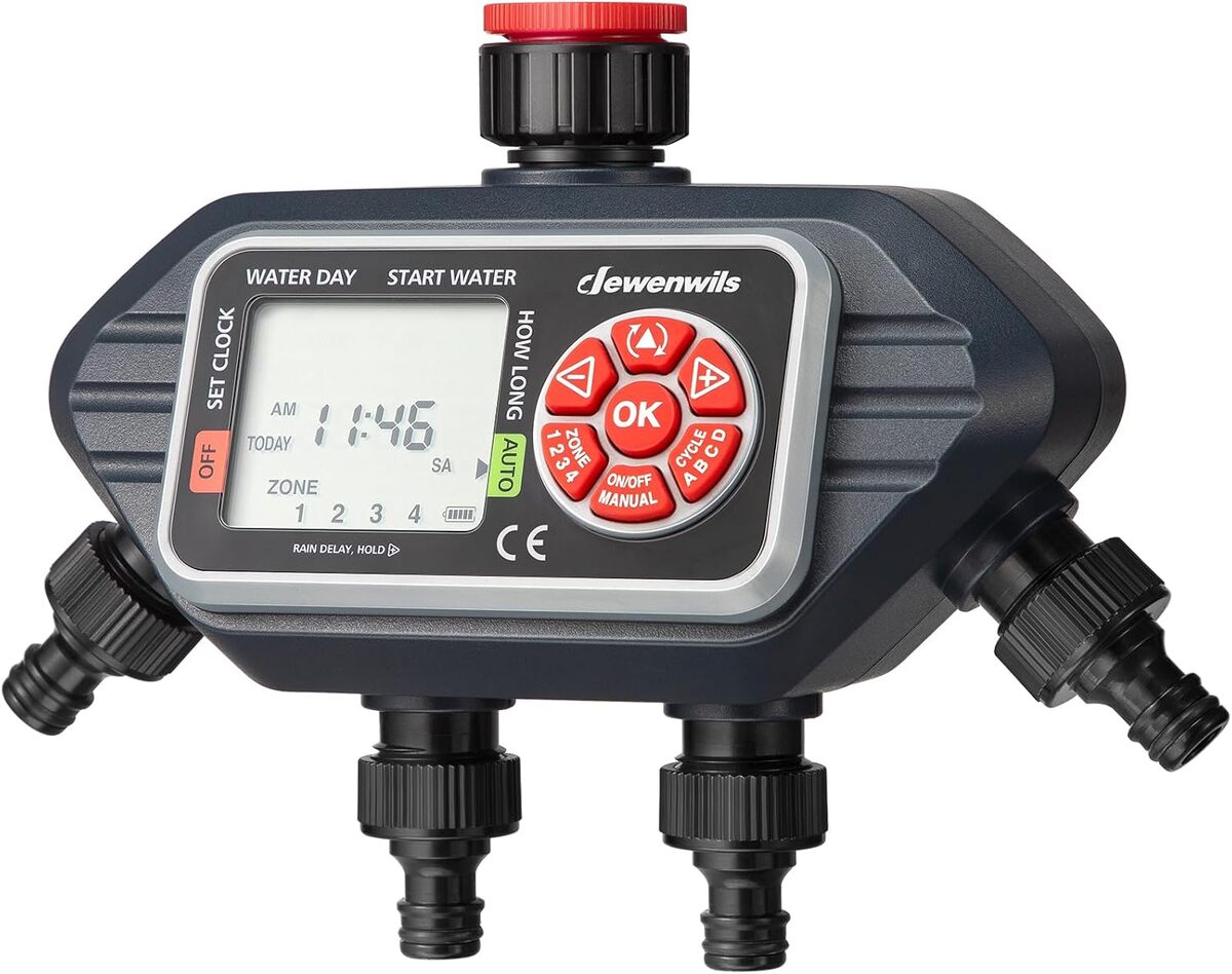 Test : programmateur d'arrosage 4 voies Dewenwils