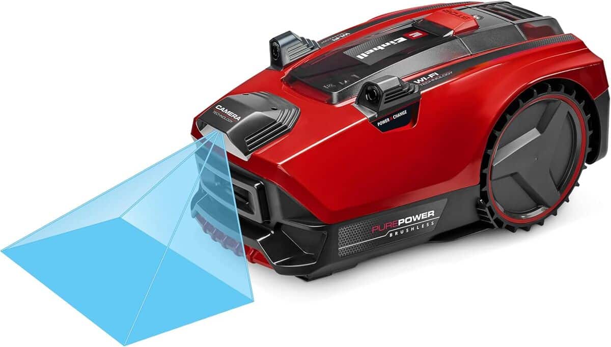 Test : robot-tondeuse Einhell FREELEXO CAM PLUS 600, précision et puissance