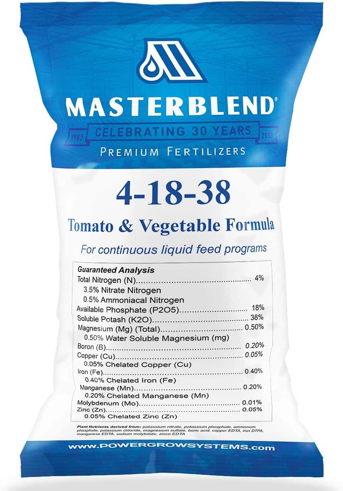 Test de l'engrais MasterBlend 4-18-38 : boostez vos tomates et légumes