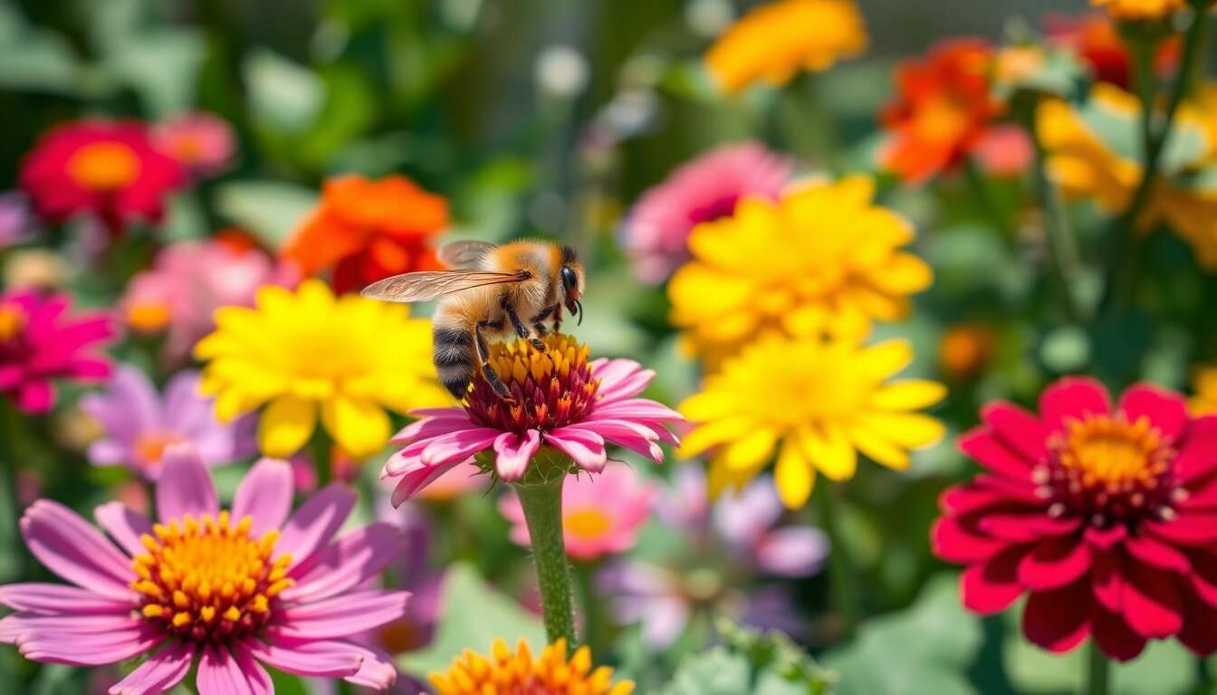 Les abeilles et la pollinisation des plantes