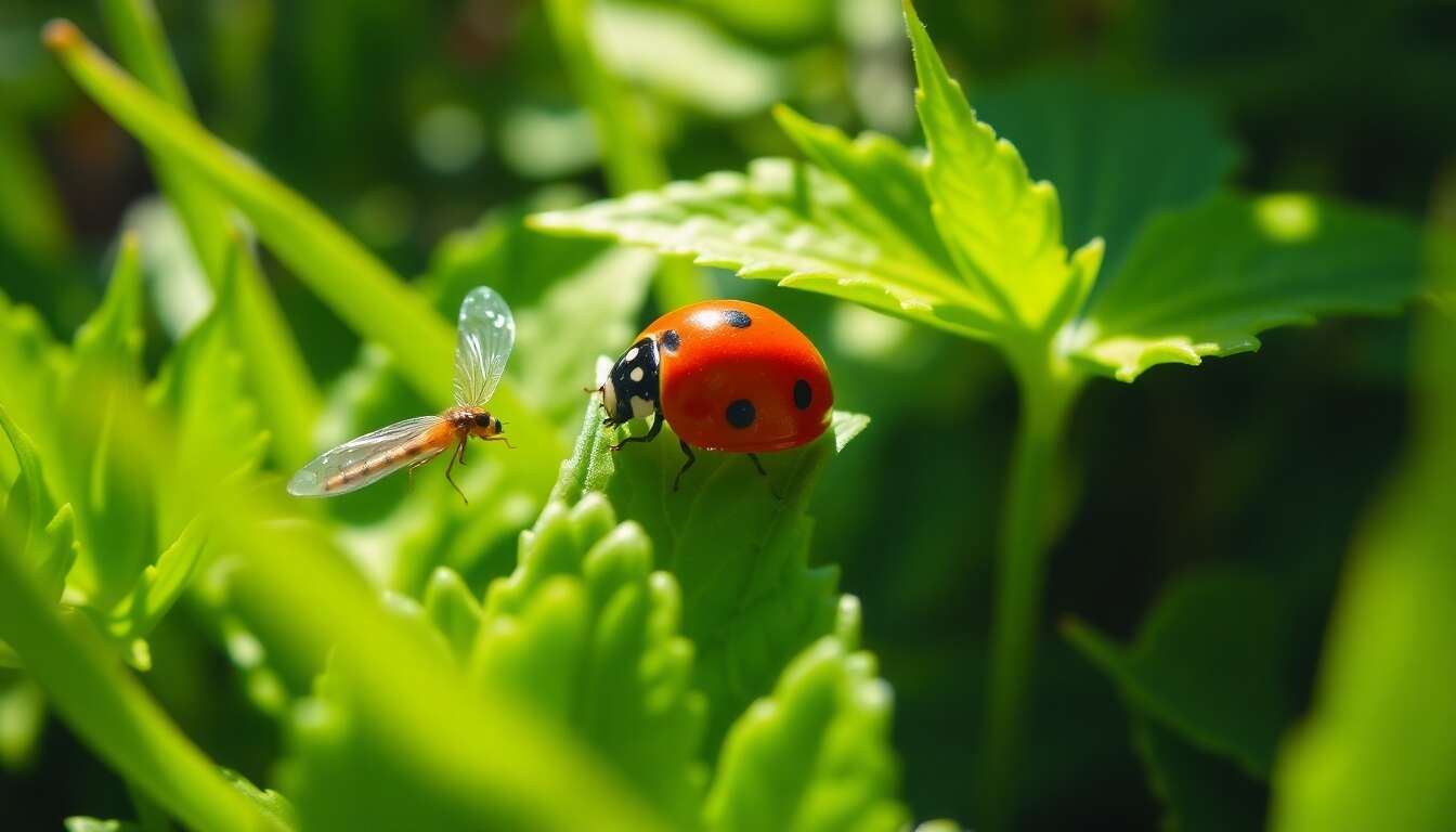 Coccinelles et chrysopes : chasseurs de nuisibles