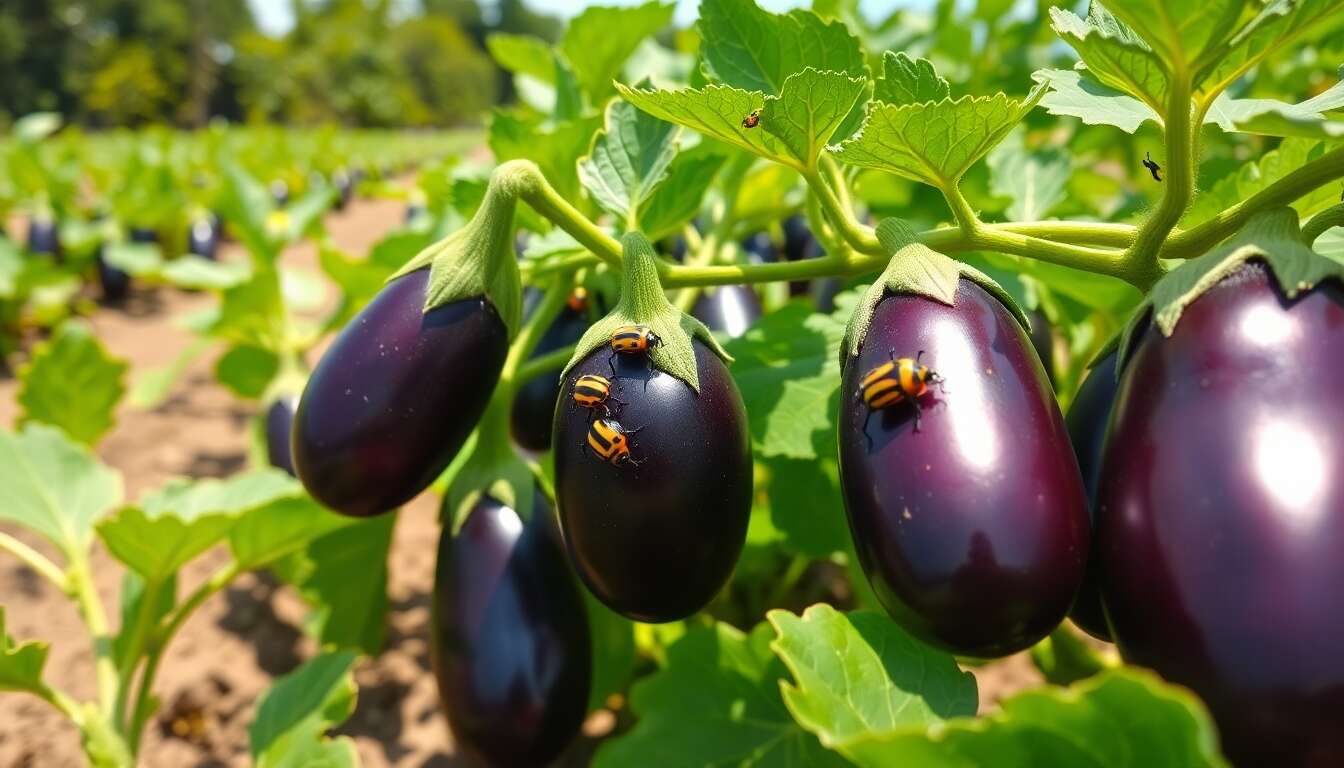 Invasion de doryphores : menaces sur les aubergines ⚠️