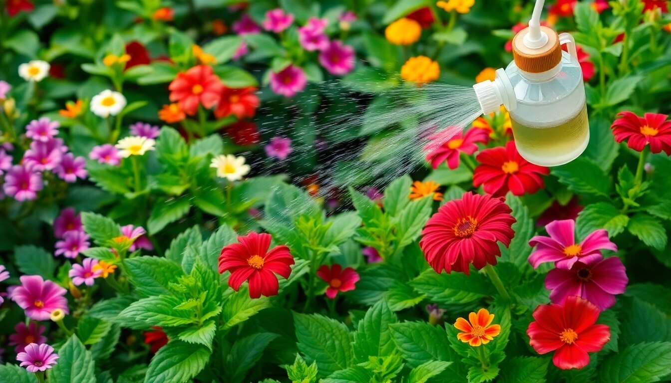 Utilisation de solutions naturelles pour &eacute;liminer les pucerons