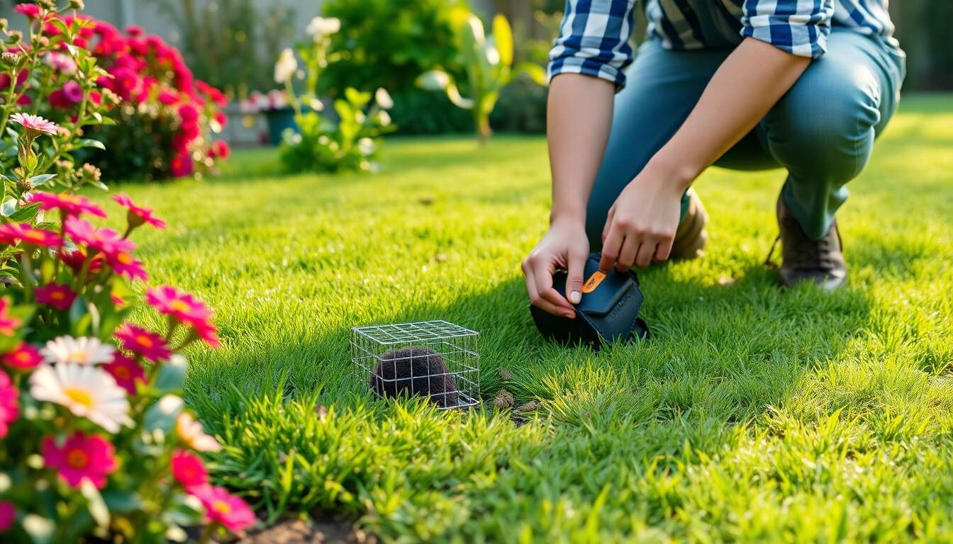 M&eacute;thodes de pi&eacute;geage des taupes vivantes