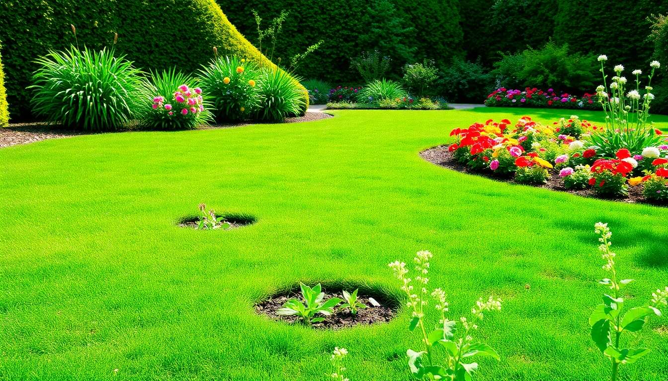 Installation de protections physiques contre les taupes