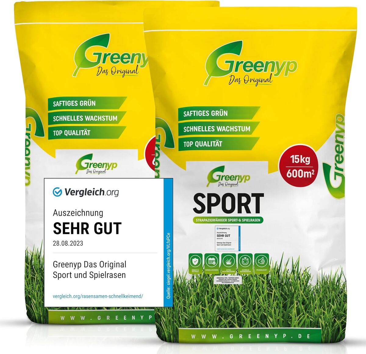Test : gazon de sport Greenyp® 30 kg