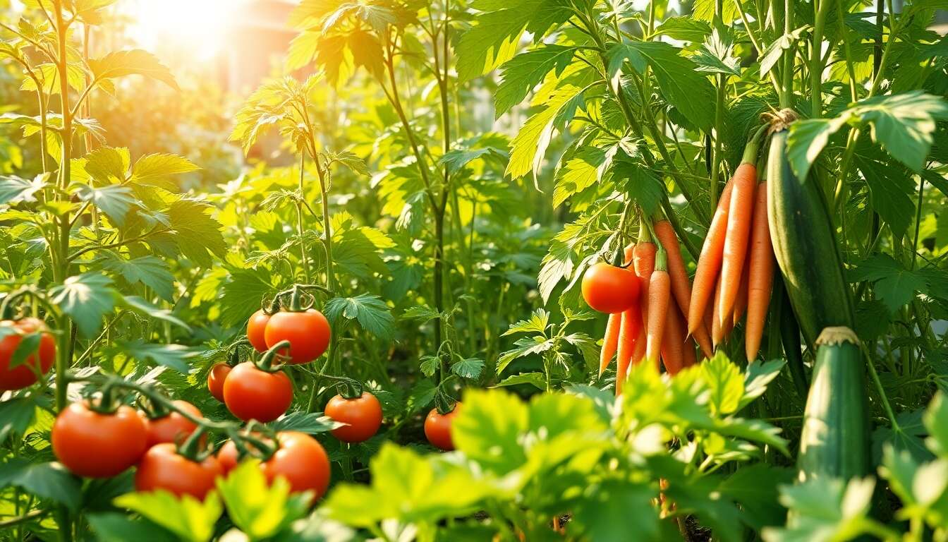 Les péripéties récentes au potager