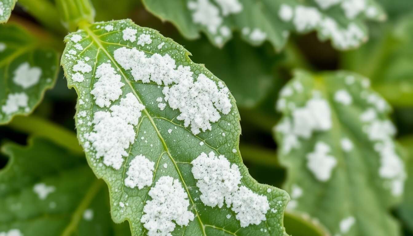 Identifier les sympt&ocirc;mes de l'o&iuml;dium sur les courgettes