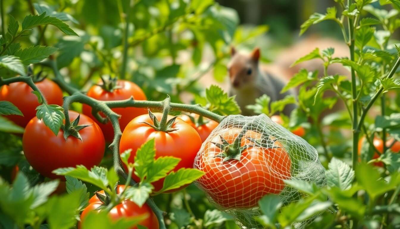 L'agrotextile : une barri&egrave;re efficace contre les &eacute;cureuils