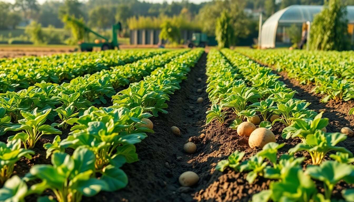 La plantation innovante : de la terre à la paille La plantation innovante : de la terre à la paille