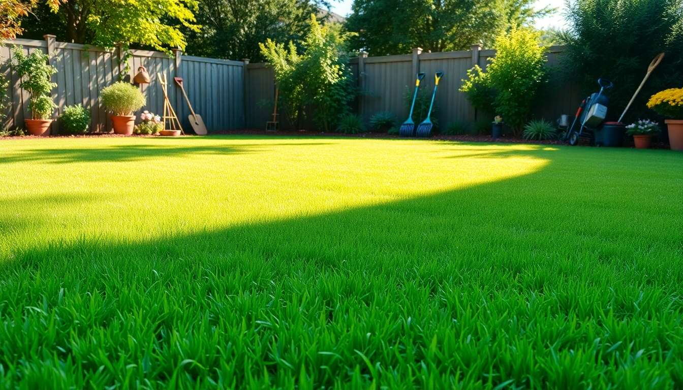 Guide pratique : réussir le regarnissage de votre pelouse