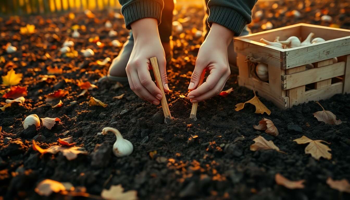 Planter les gousses d'ail : les &eacute;tapes cl&eacute;s
