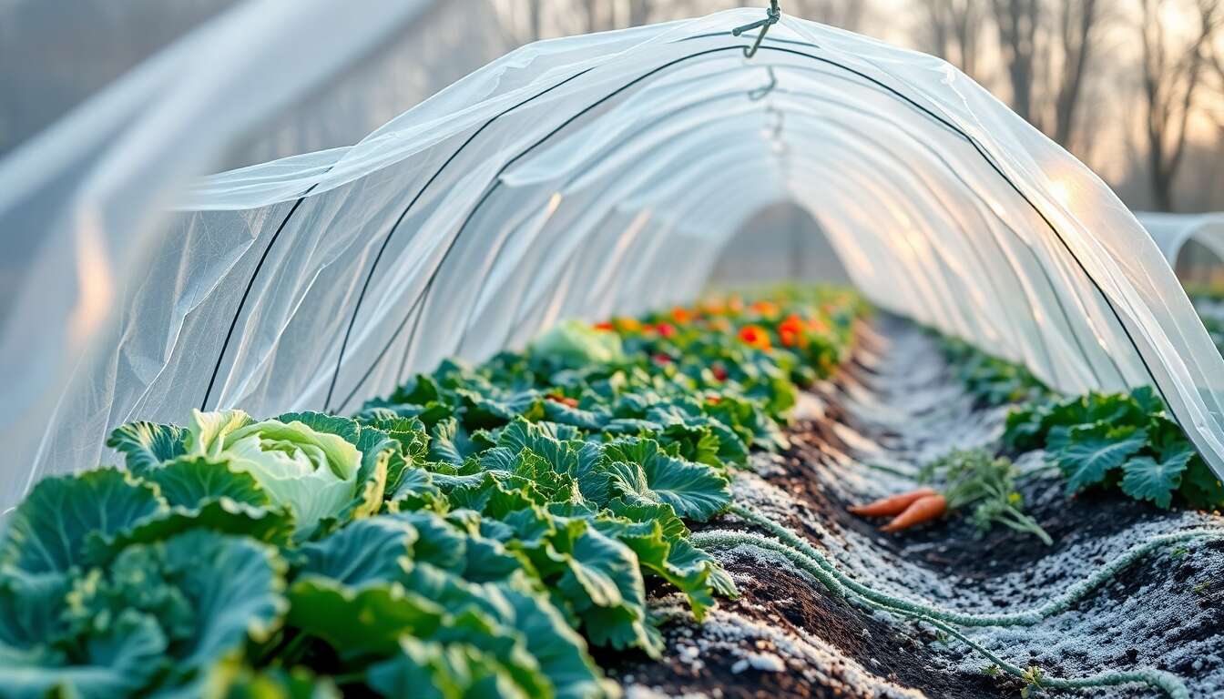 Protéger ses légumes contre le froid et les ravageurs avec un tunnel de forçage Protéger ses légumes contre le froid et les ravageurs avec un tunnel de forçage
