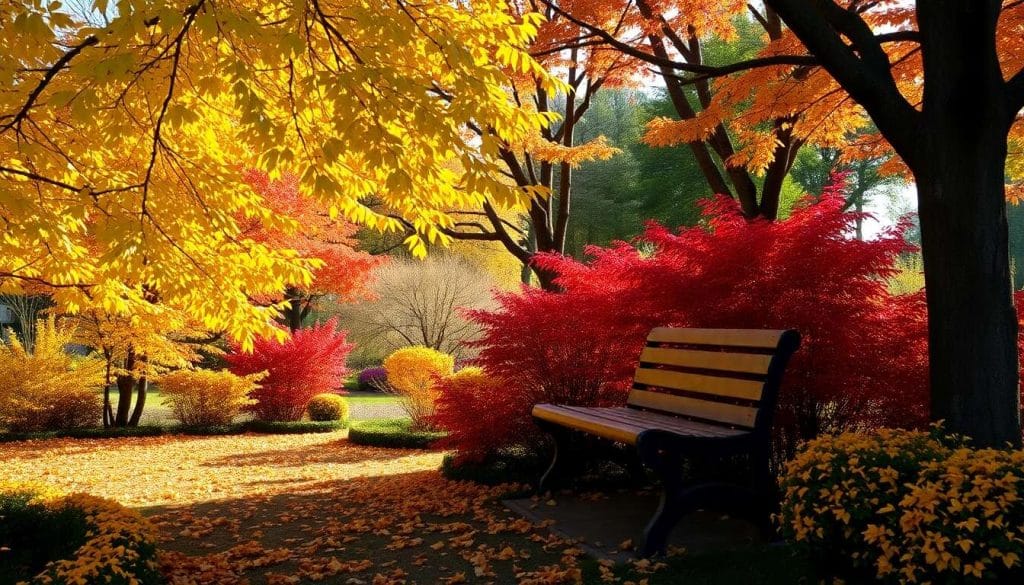 Beauté automnale du jardin