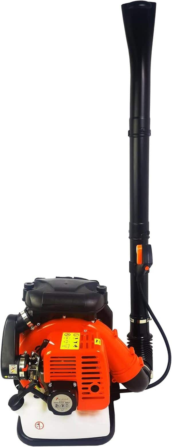 Dealourus 2019 Souffleur à Feuilles à Essence 65 CC Extrêmement Puissant – 210 km/h Léger avec Sangles de Soutien rembourrées améliorées pour Un Maximum de Confort