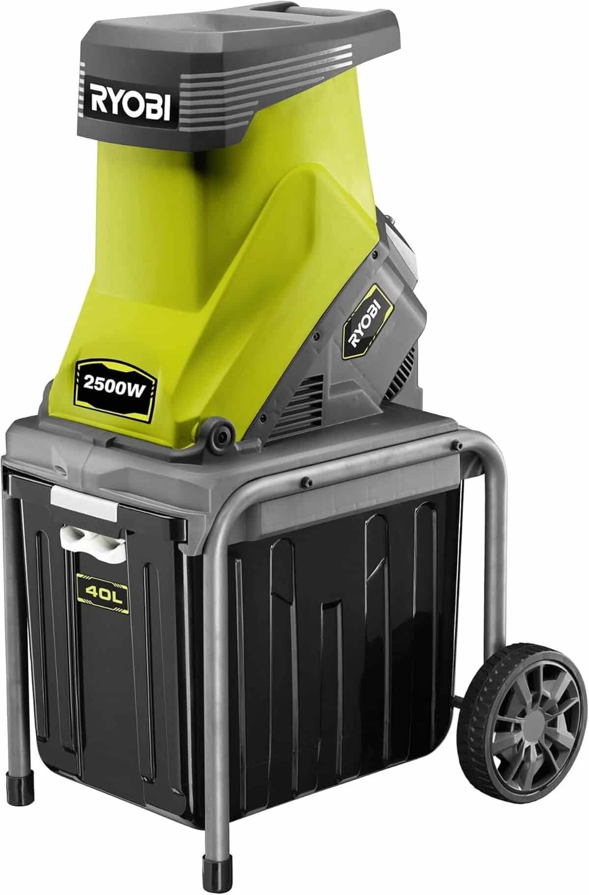 Test du broyeur RYOBI RSH2545B : puissant moteur 2500W