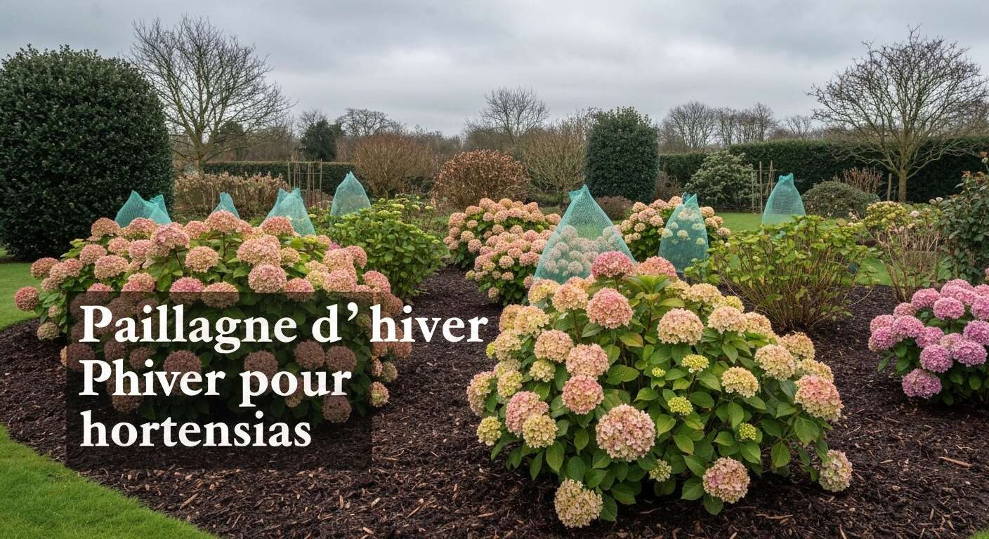 Paillage d'hiver : boostez la floraison de vos hortensias !