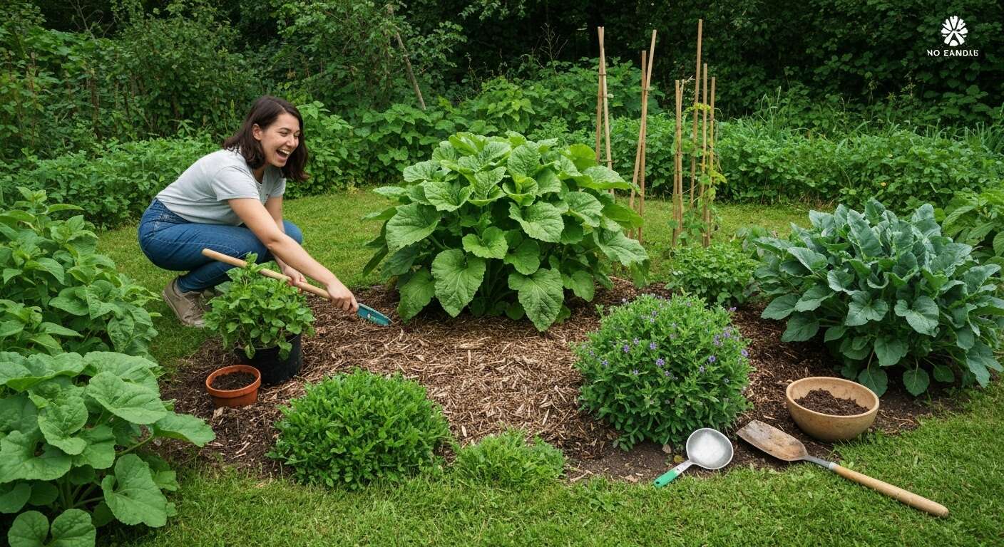 Optimiser son jardin permaculturel avec taille, broyage et BRF