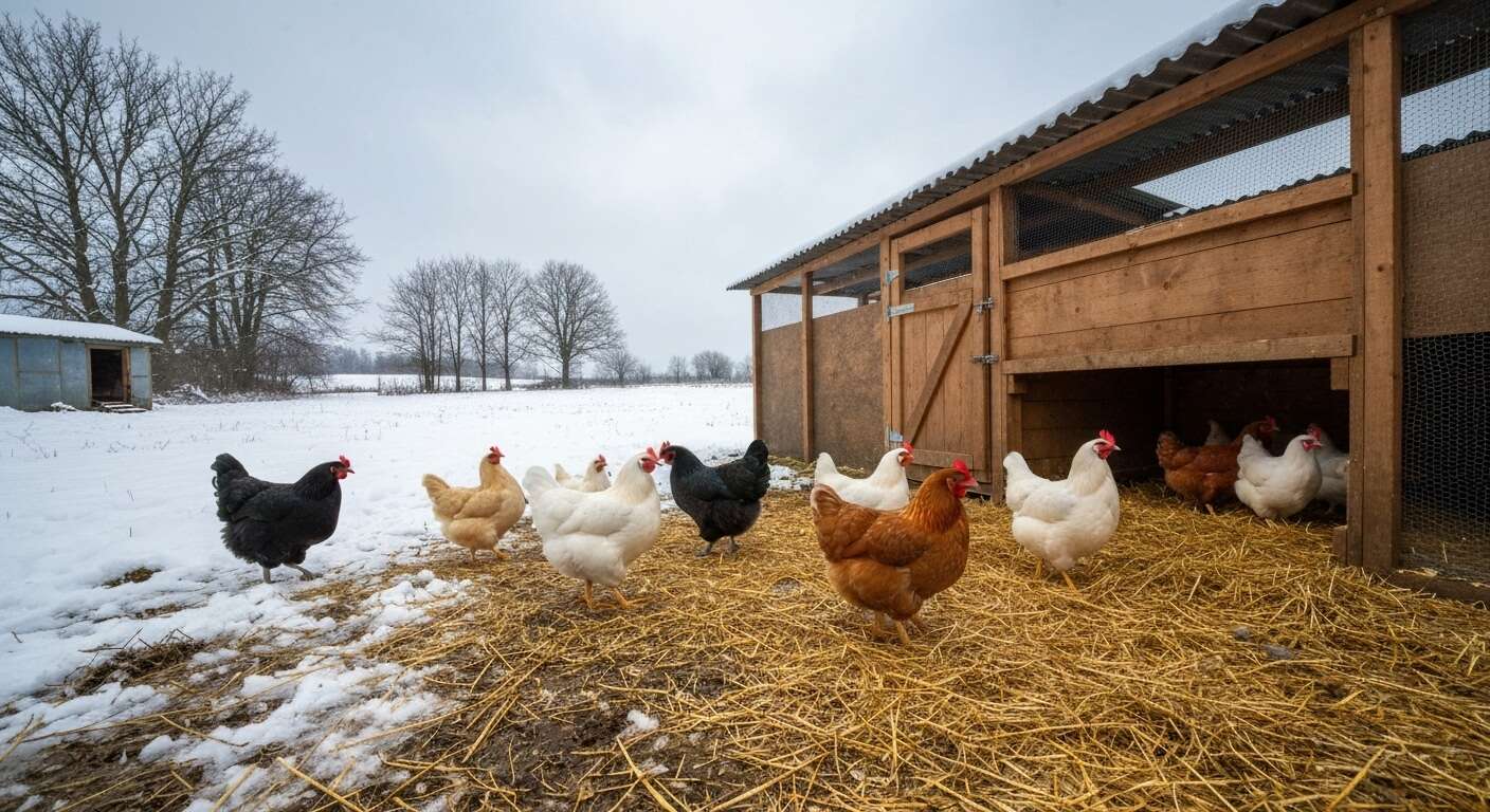 Bien préparer ses poules pour l'hiver