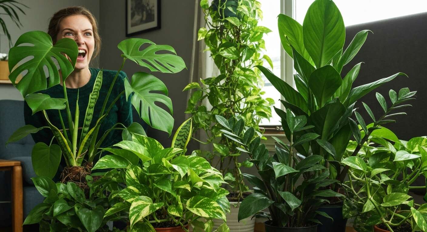 Top 5 plantes pour pièces peu lumineuses