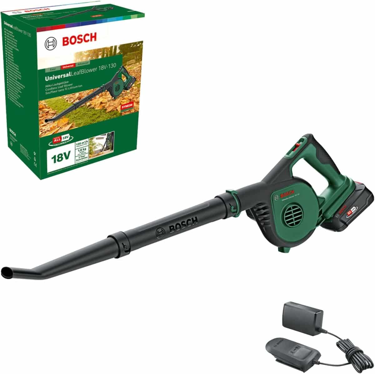 Test souffleur de feuilles Bosch UniversalLeafBlower 18V-130 : rapidité et efficacité