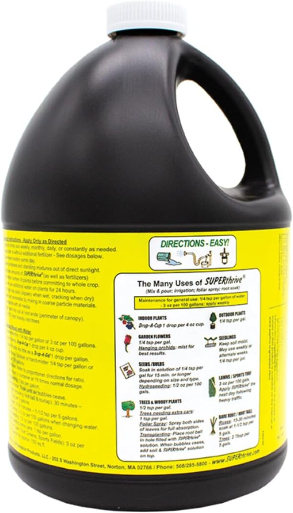 Superthrive Formule Vitamine Plante 1 Gallon claire