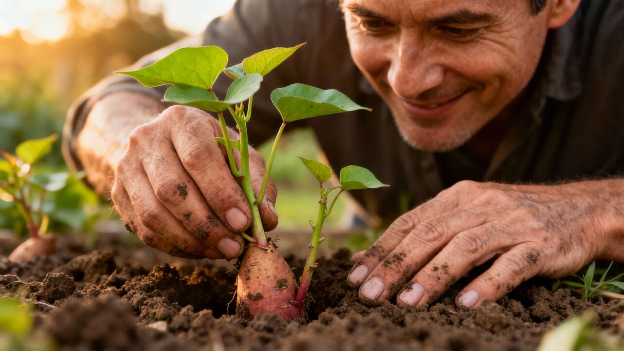 Maîtrisez le bouturage de patate douce : étape finale