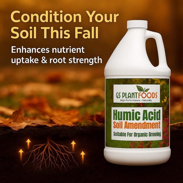 GS Plant Foods Concentré d'acide gallique liquide organique de 1 gallon