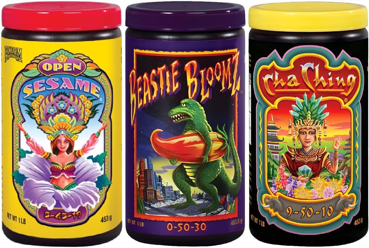 Test du tri-pack engrais Foxfarm Fx14045 : open Sesame, beastie Bloomz et CHA Ching