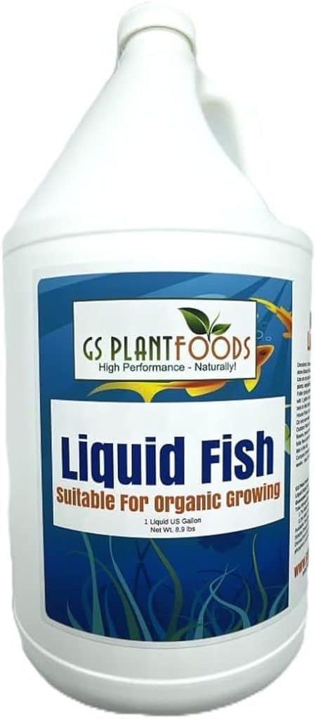 Test : engrais de poisson GS Plant Foods 1 gallon organique