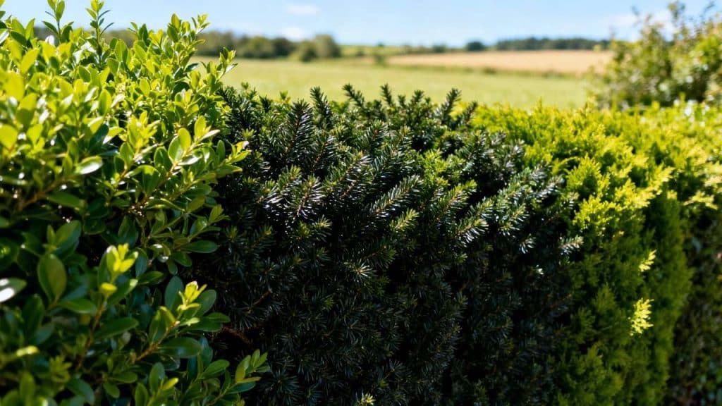 Choisir un arbuste persistant pour une haie champêtre