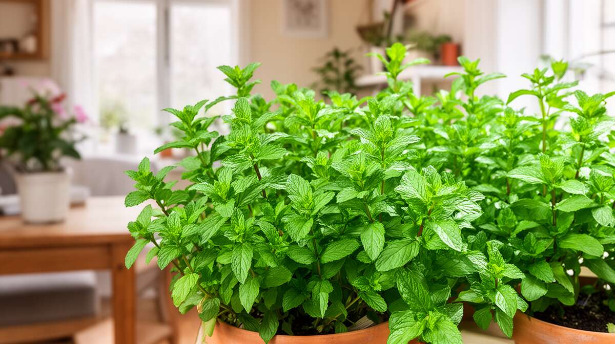 Menthe : fra&icirc;cheur et ar&ocirc;me pour un int&eacute;rieur vivifiant